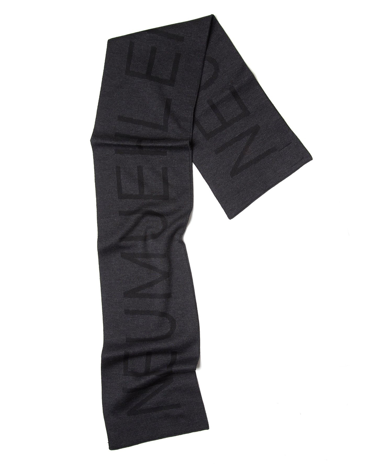 Recycled PET scarf - Black Coal