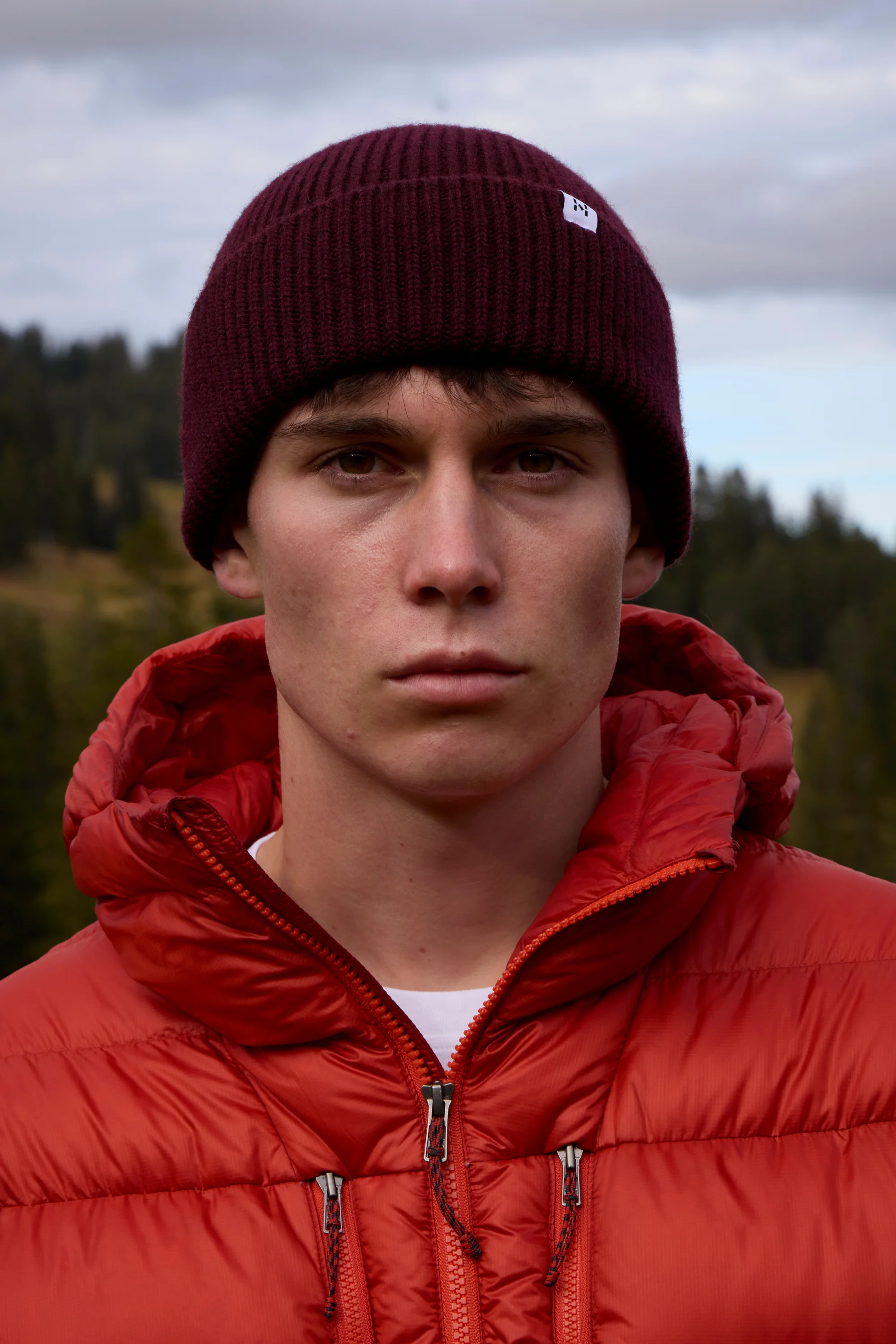 Hat - Tide - Aubergine - Organic Merino