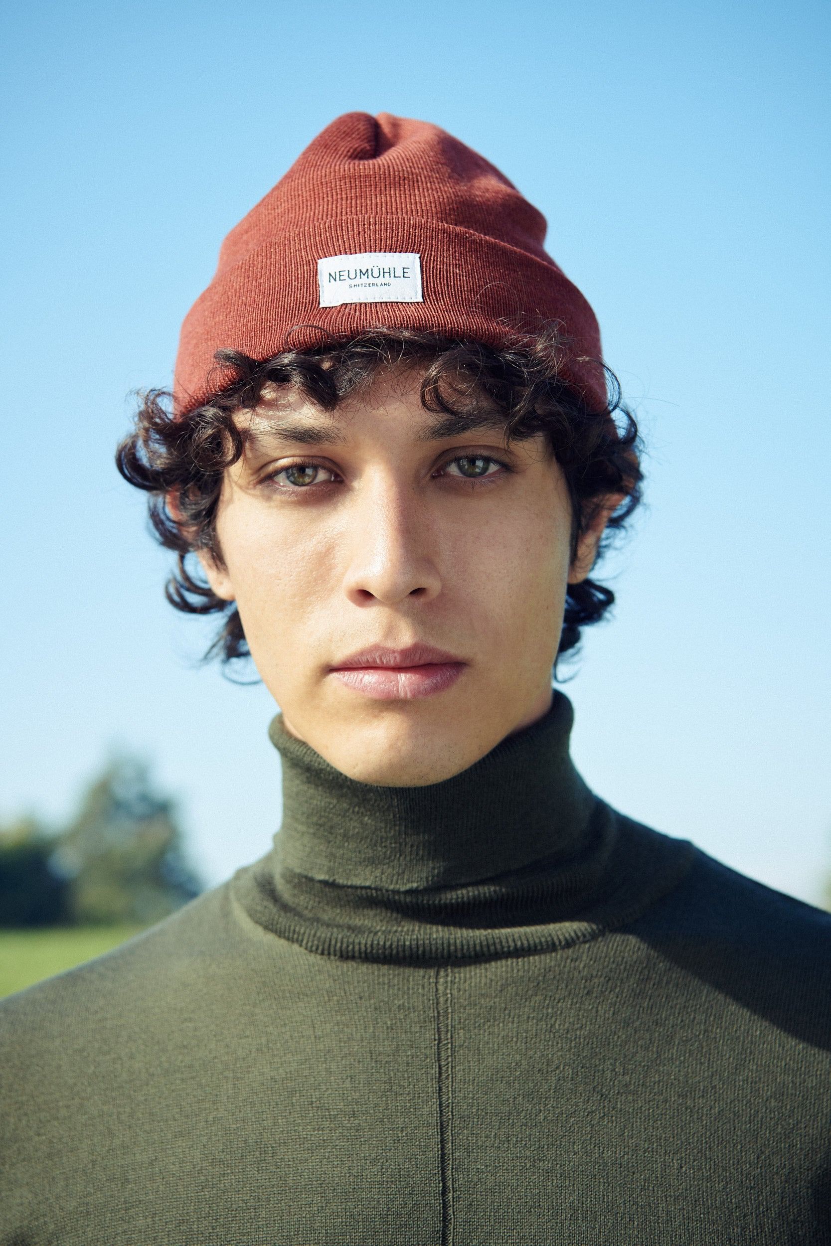 Hat - Nebel - Red Maple - Organic Merino