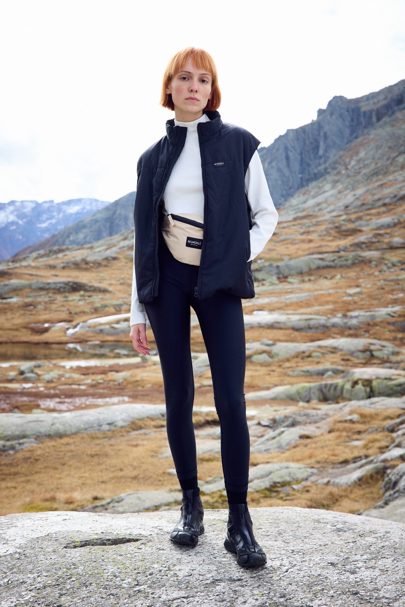 Tights - Lugano - Black Coal