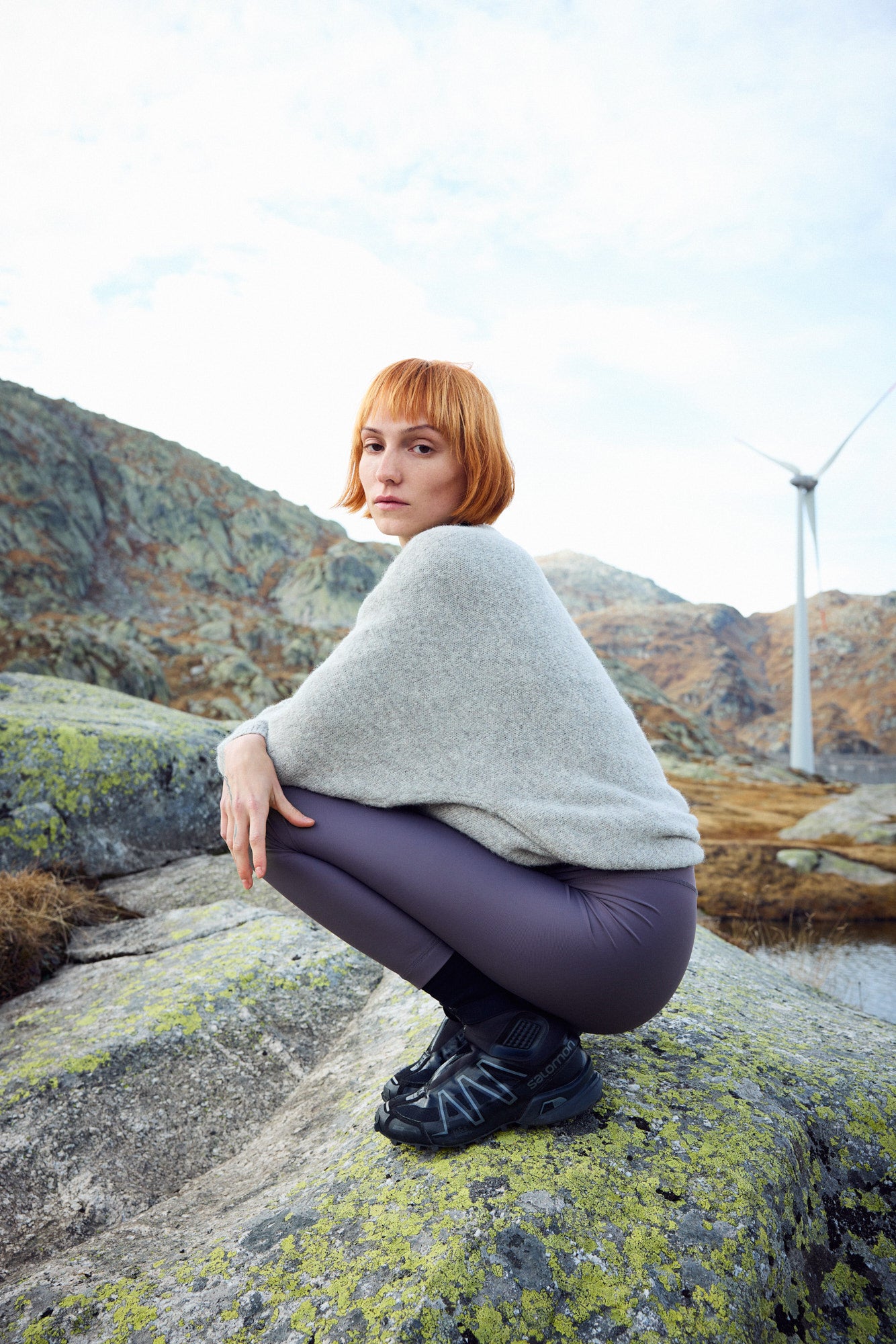 Tights - Lugano - Stone