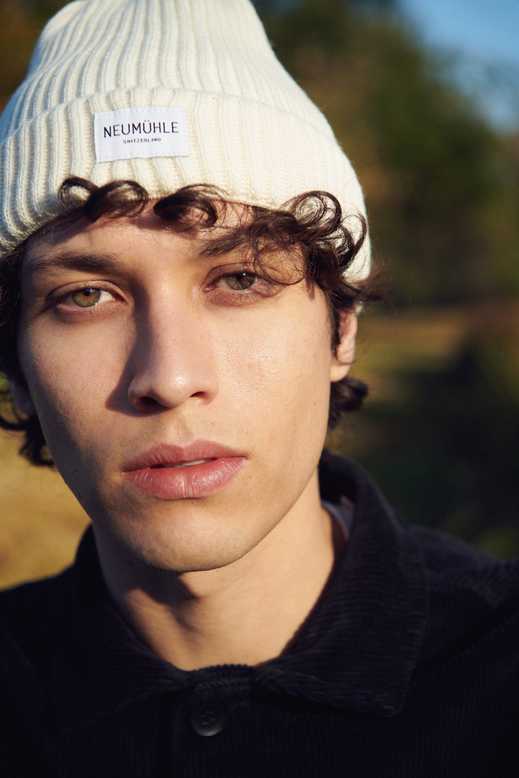 Hat - Elbe - Ivory White - Organic Merino