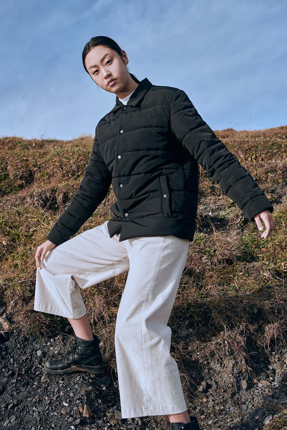 Circle Jacket - Black Coal