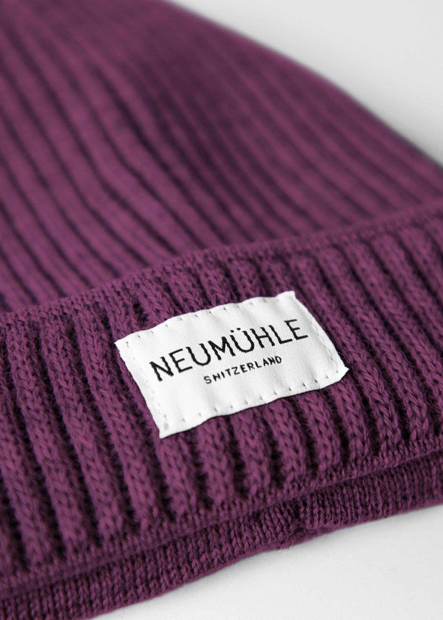 Hat - Elbe - Eggplant - Organic Merino