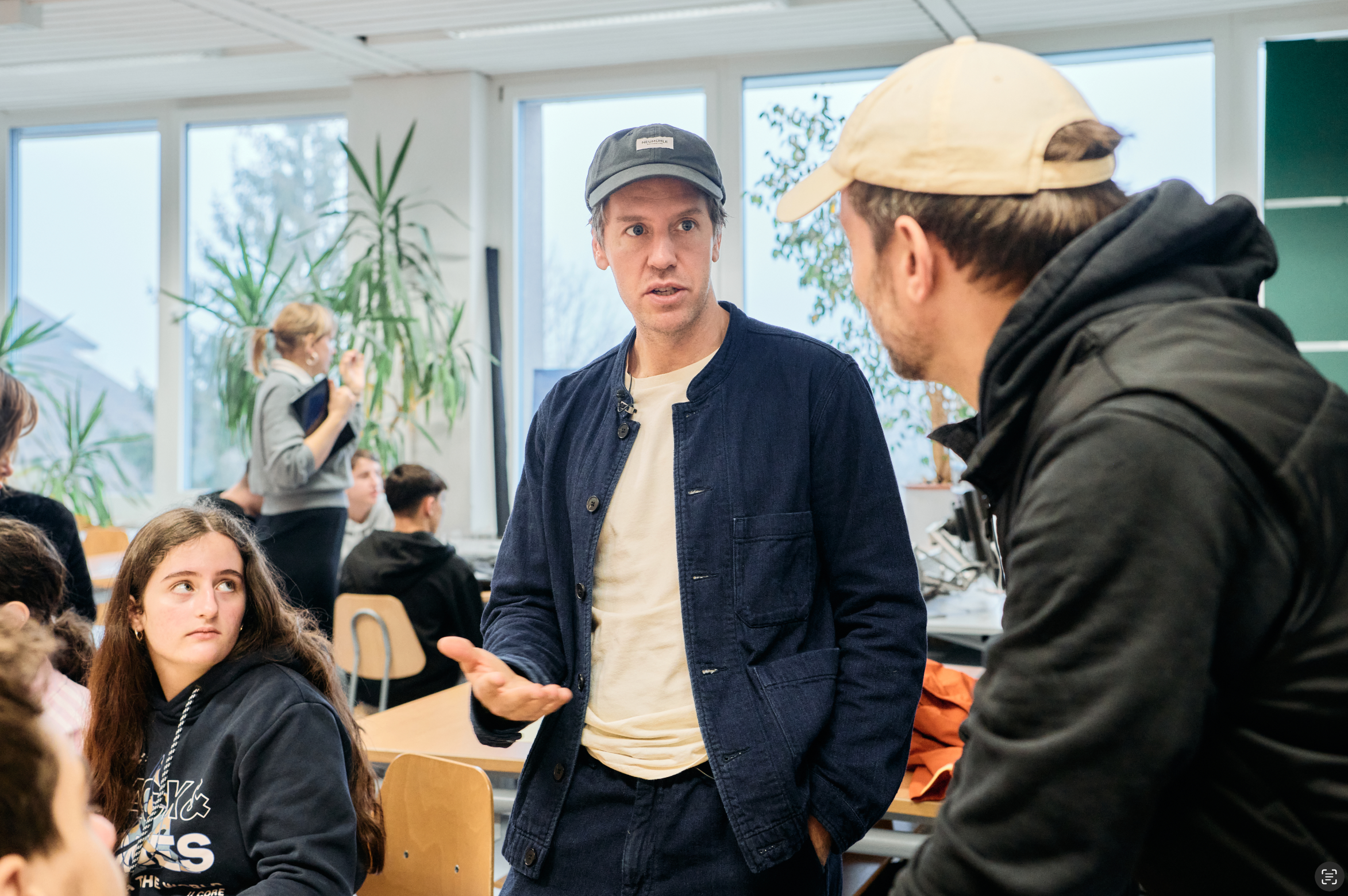 NEUMÜHLE Schultag „Circularity“ im Klassenzimmer