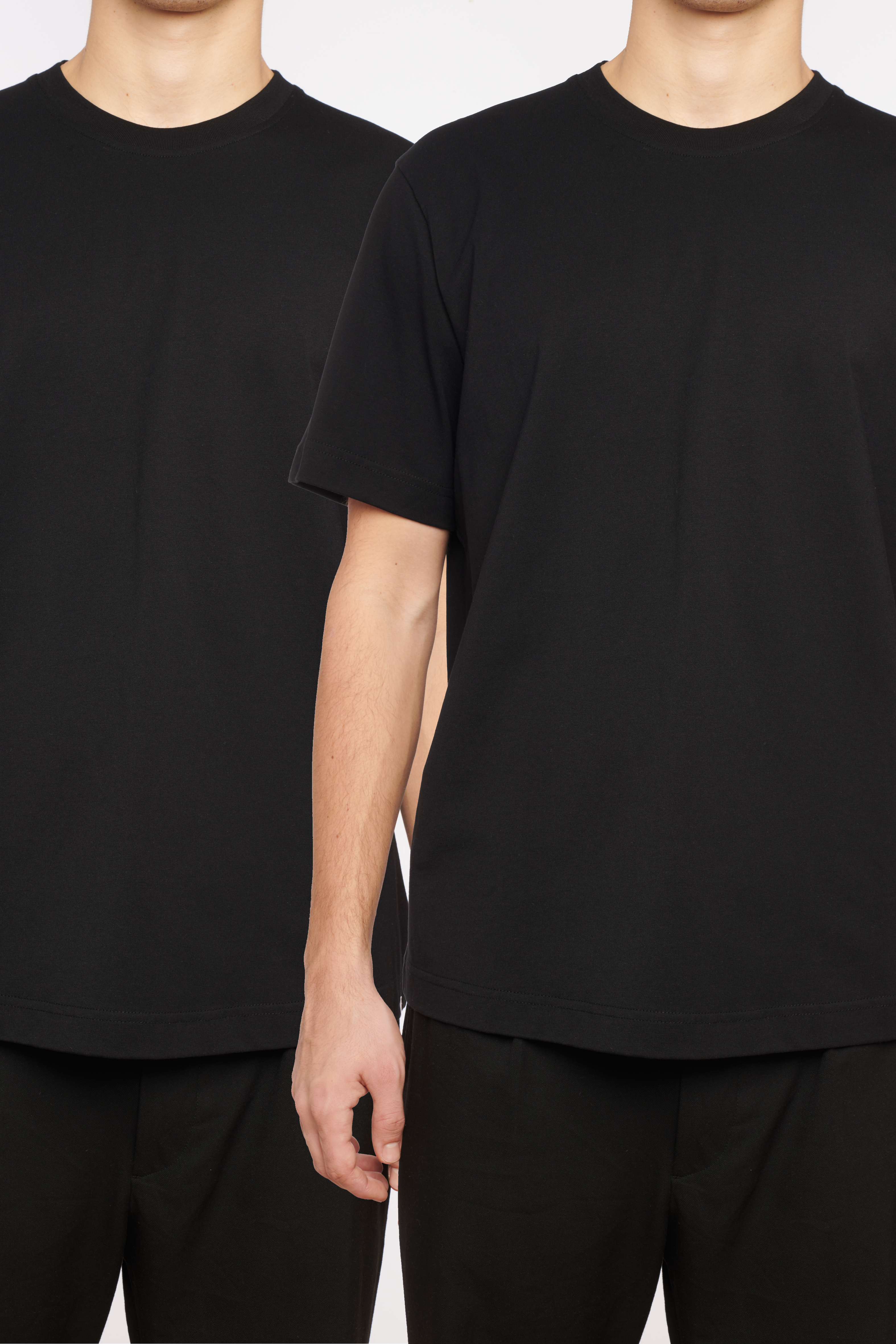 Mono Shirt - Twin Pack - Black Coal