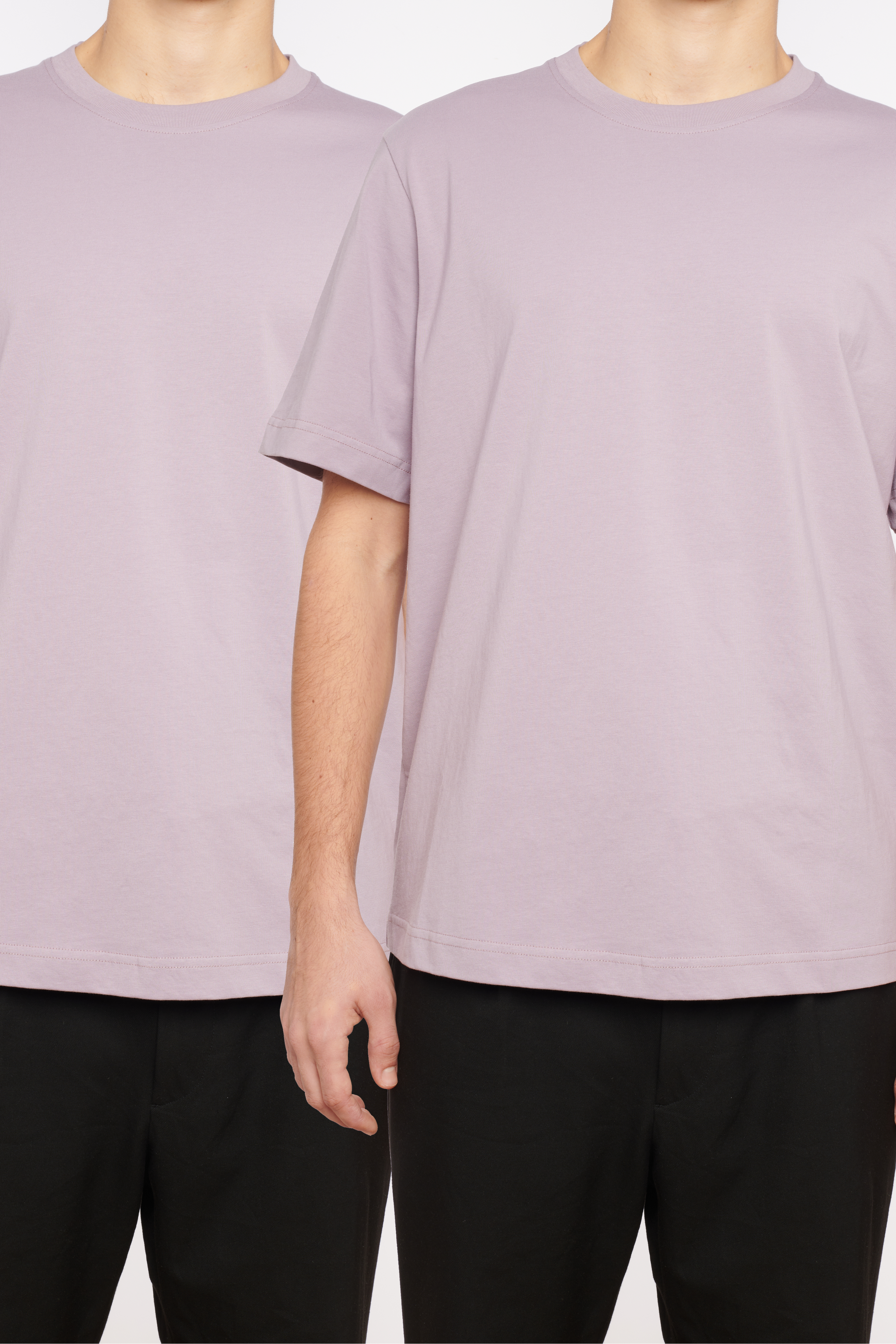 Mono Shirt - Twin Pack - Dusty Purple