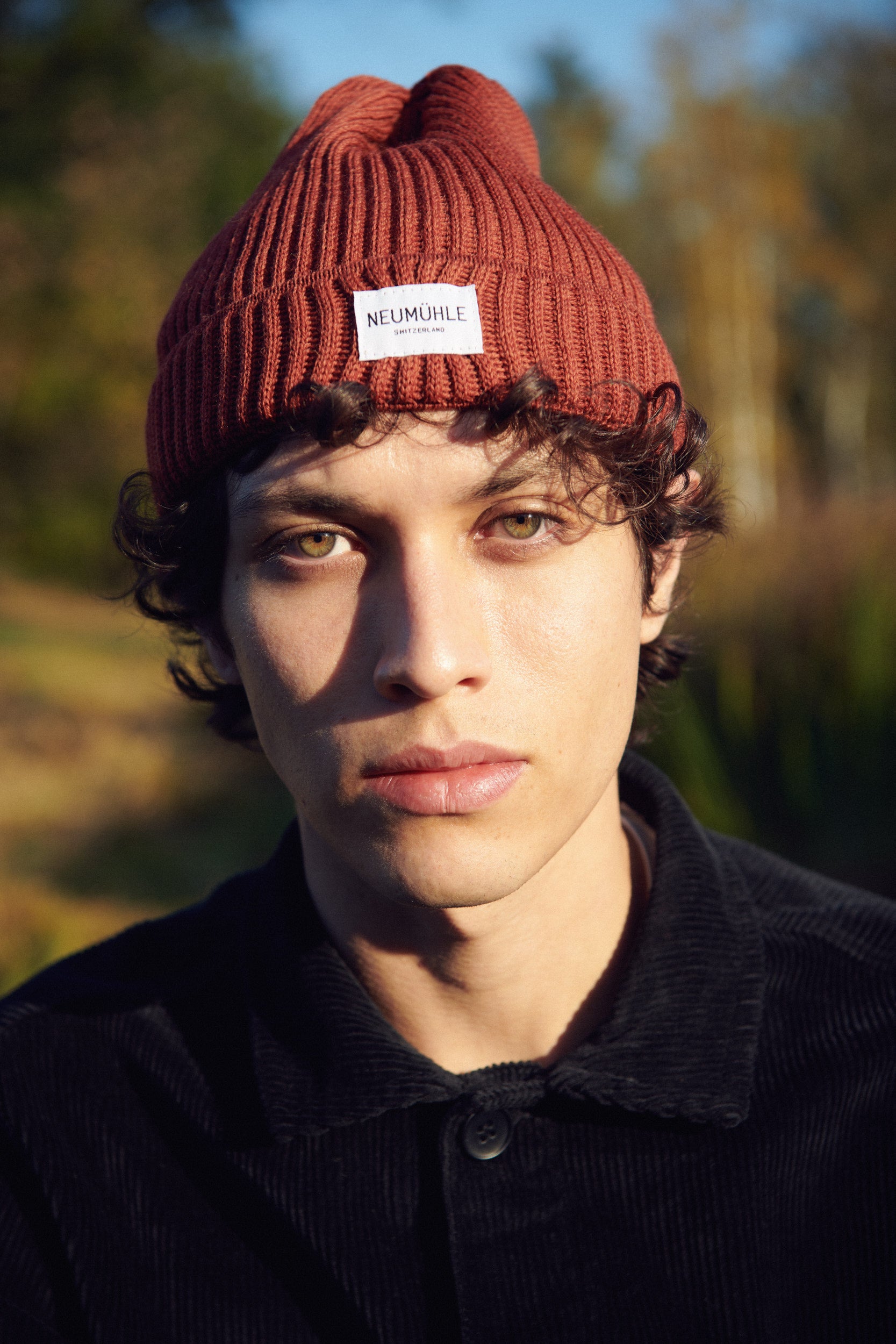 Mütze - Elbe - Red Maple - Organic Merino