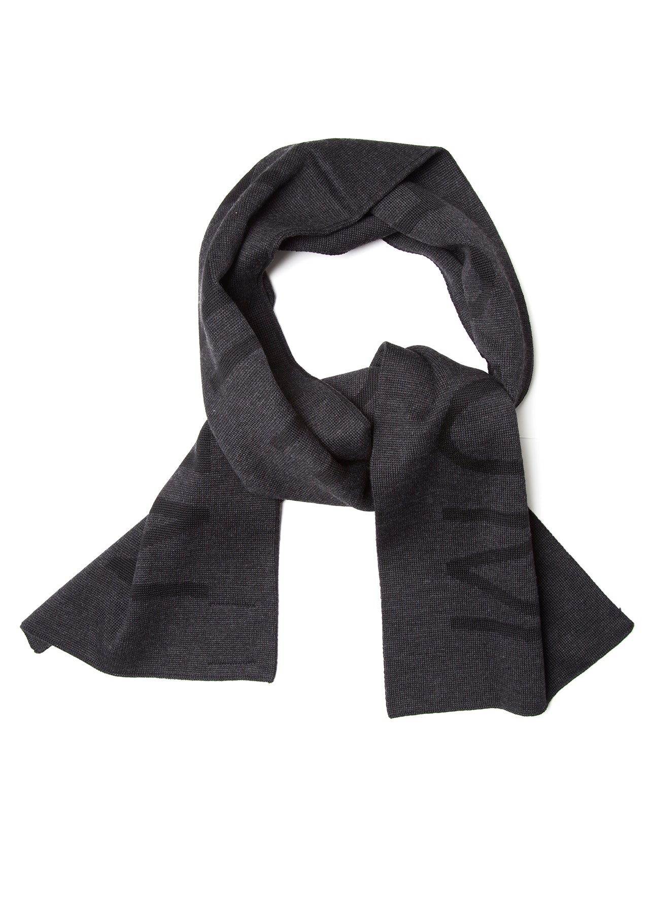 Recycled PET-Schal - Black Coal