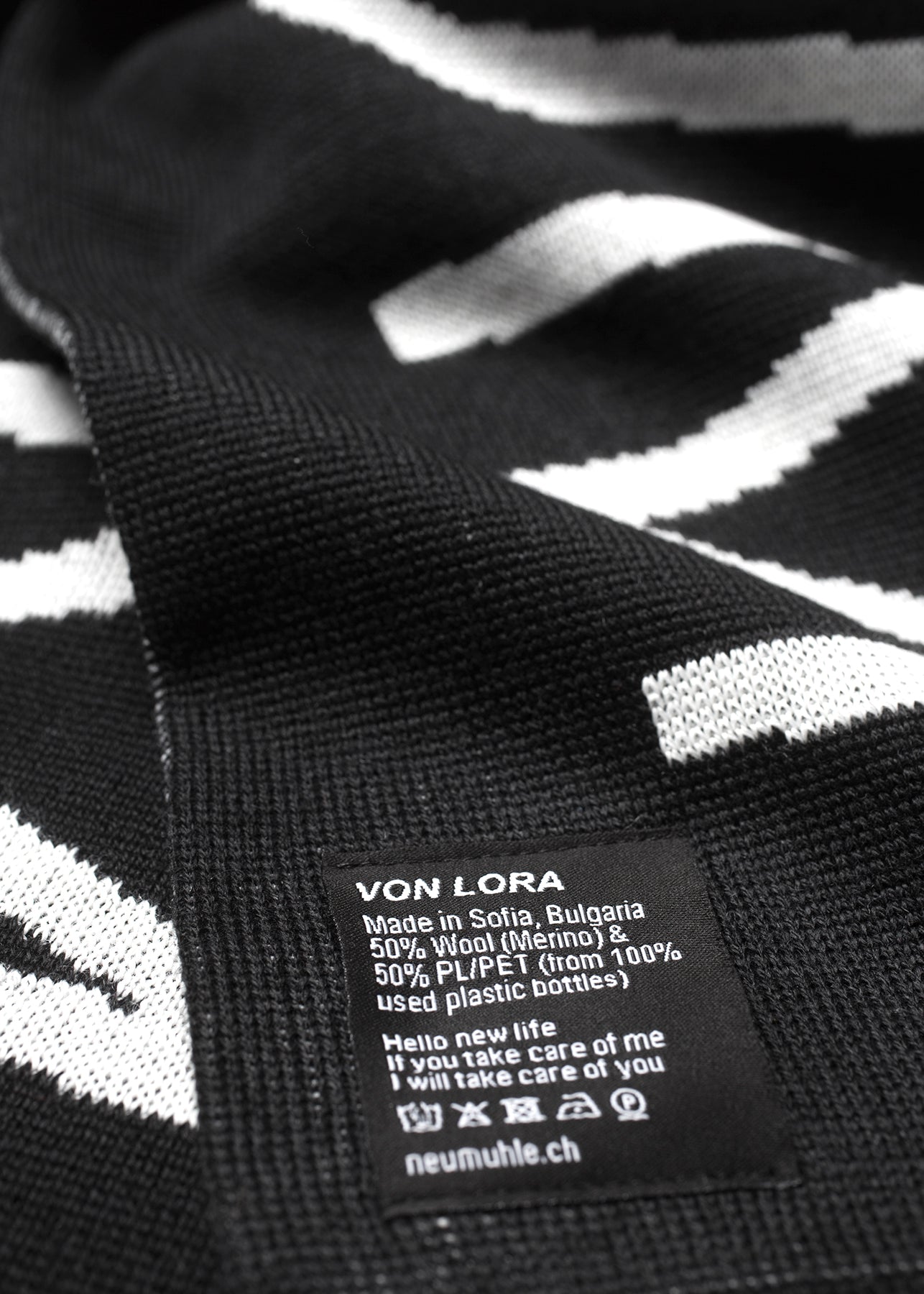 Recycled PET-Schal - Snow White