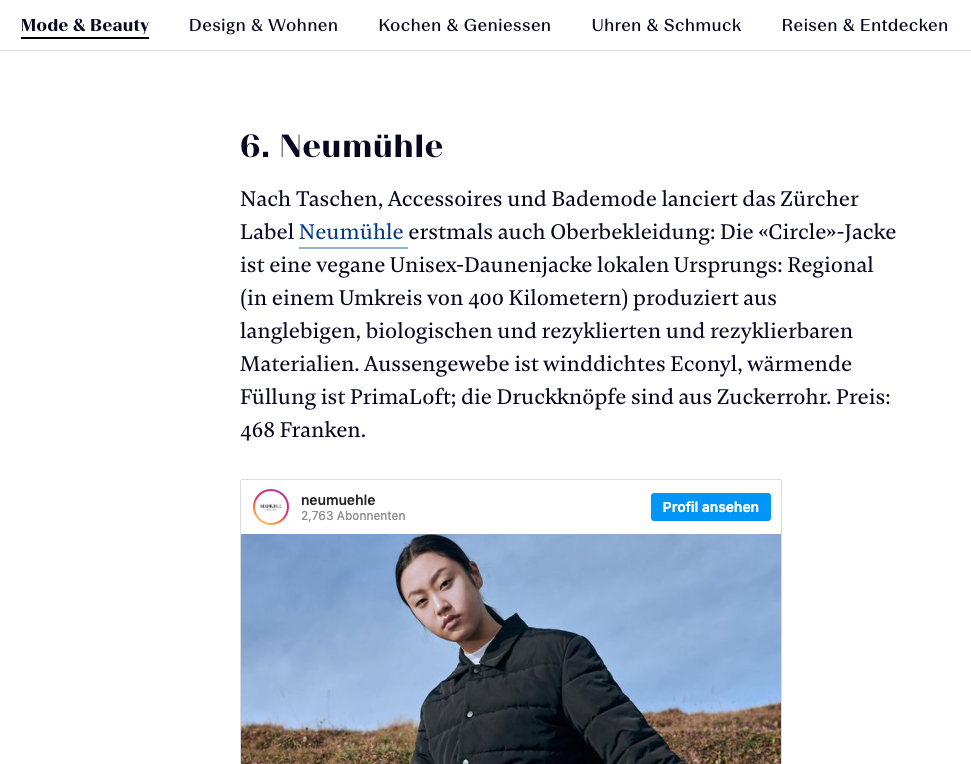 NZZ BELLEVUE 26/11/20