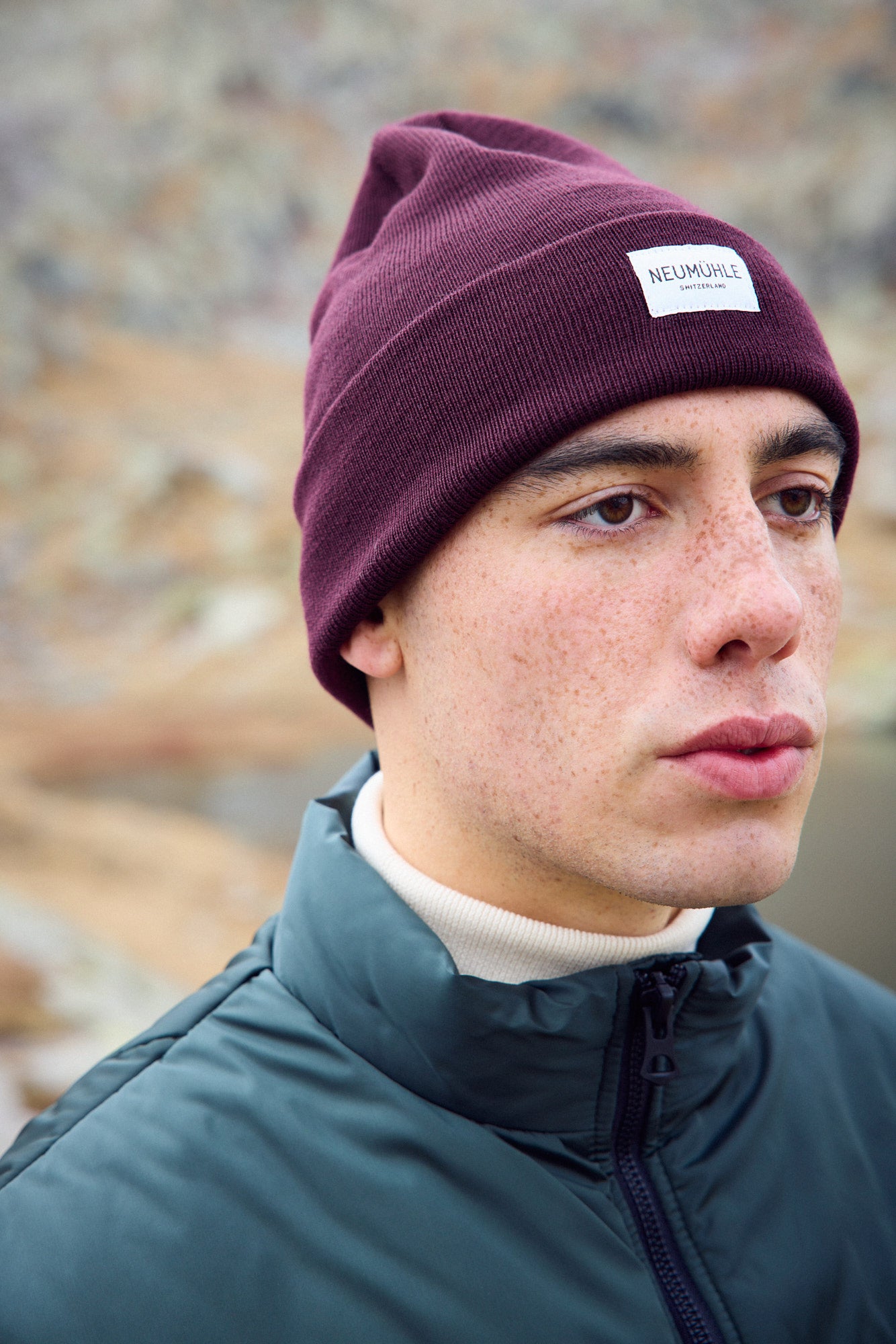 Hat - Kiel - Eggplant - Organic Merino