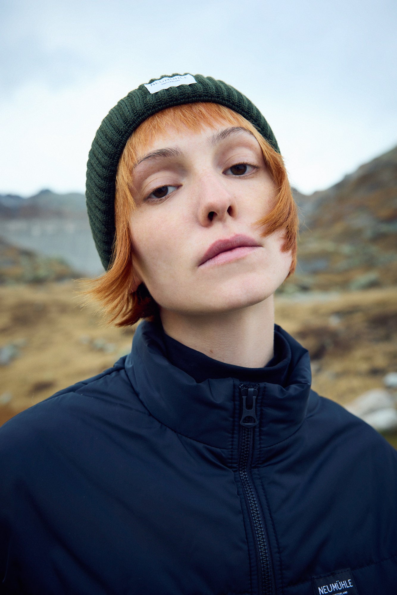 Hat - Elbe - Dark Olive - Organic Merino