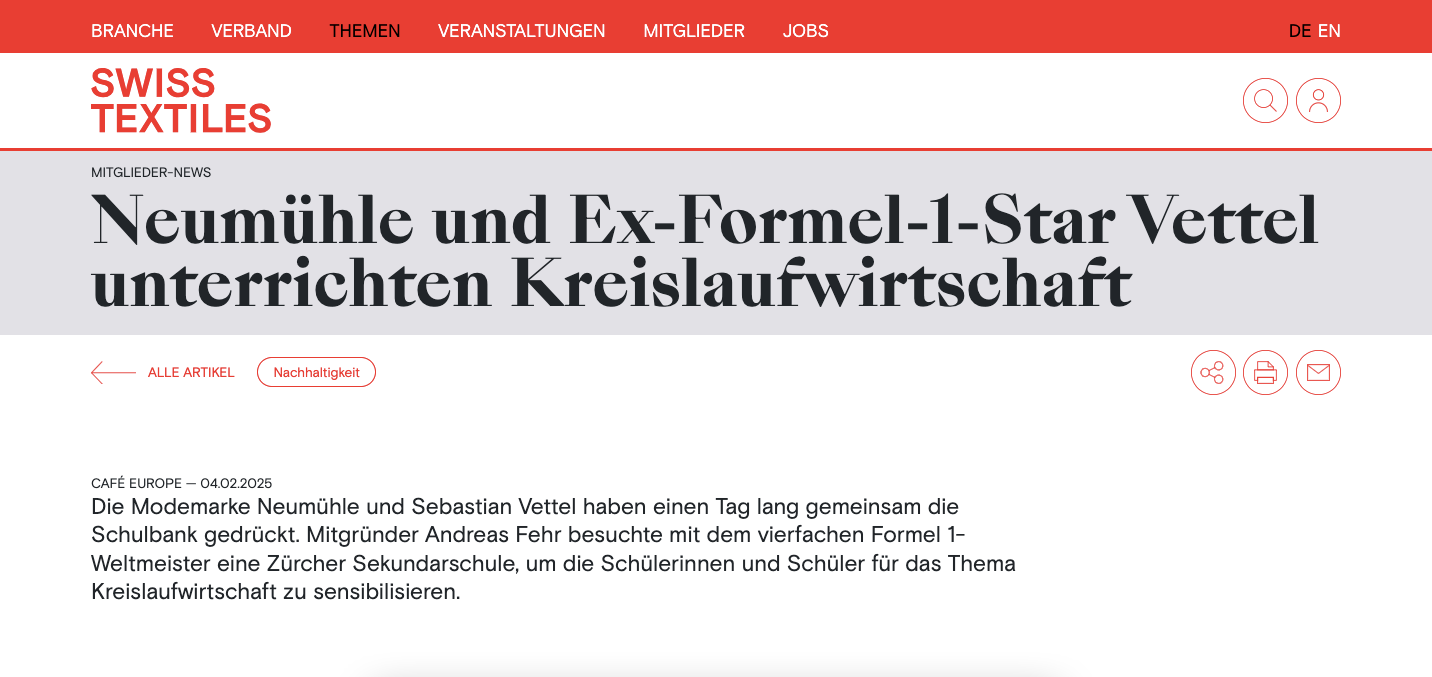 SWISS TEXTILES 04/02/2025