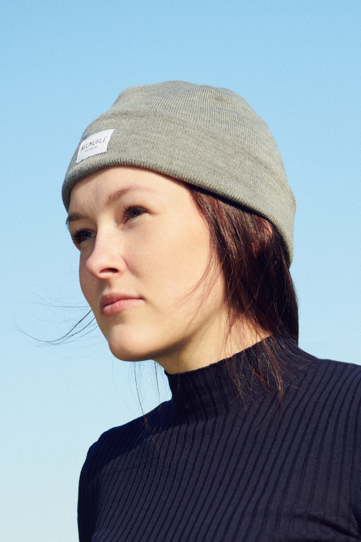 Kiel Merino Beanie – Rain Drop
