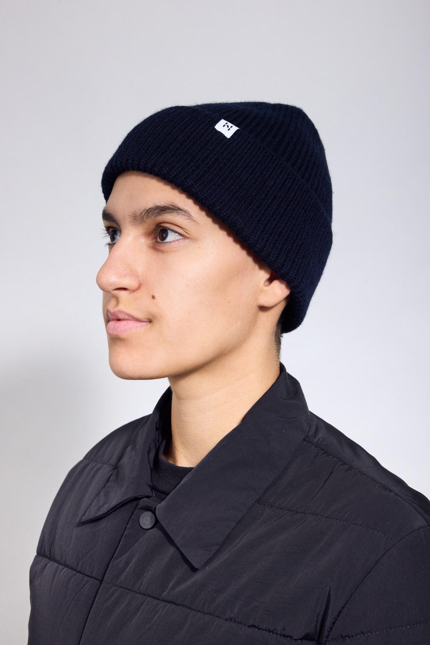 Merino-Mütze Tide – Deep Sea