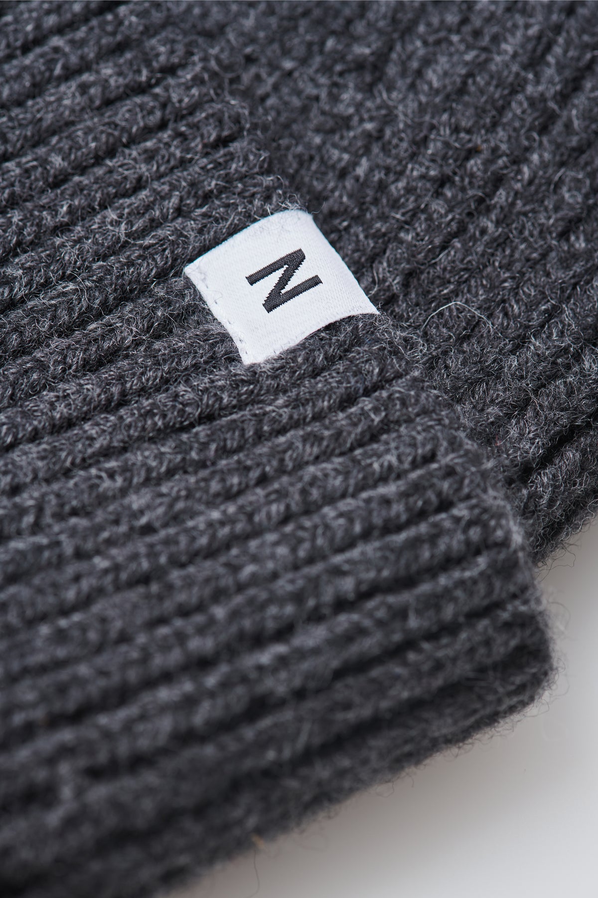 Merino Beanie Tide – Slate Dust