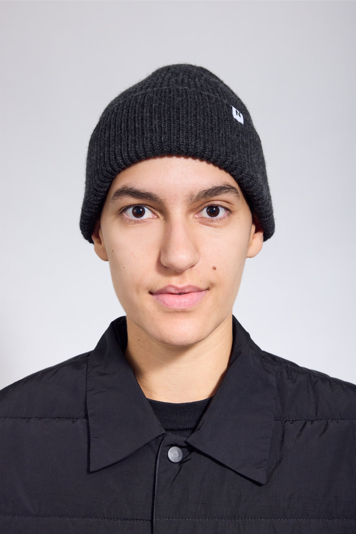 Merino Beanie Tide – Slate Dust