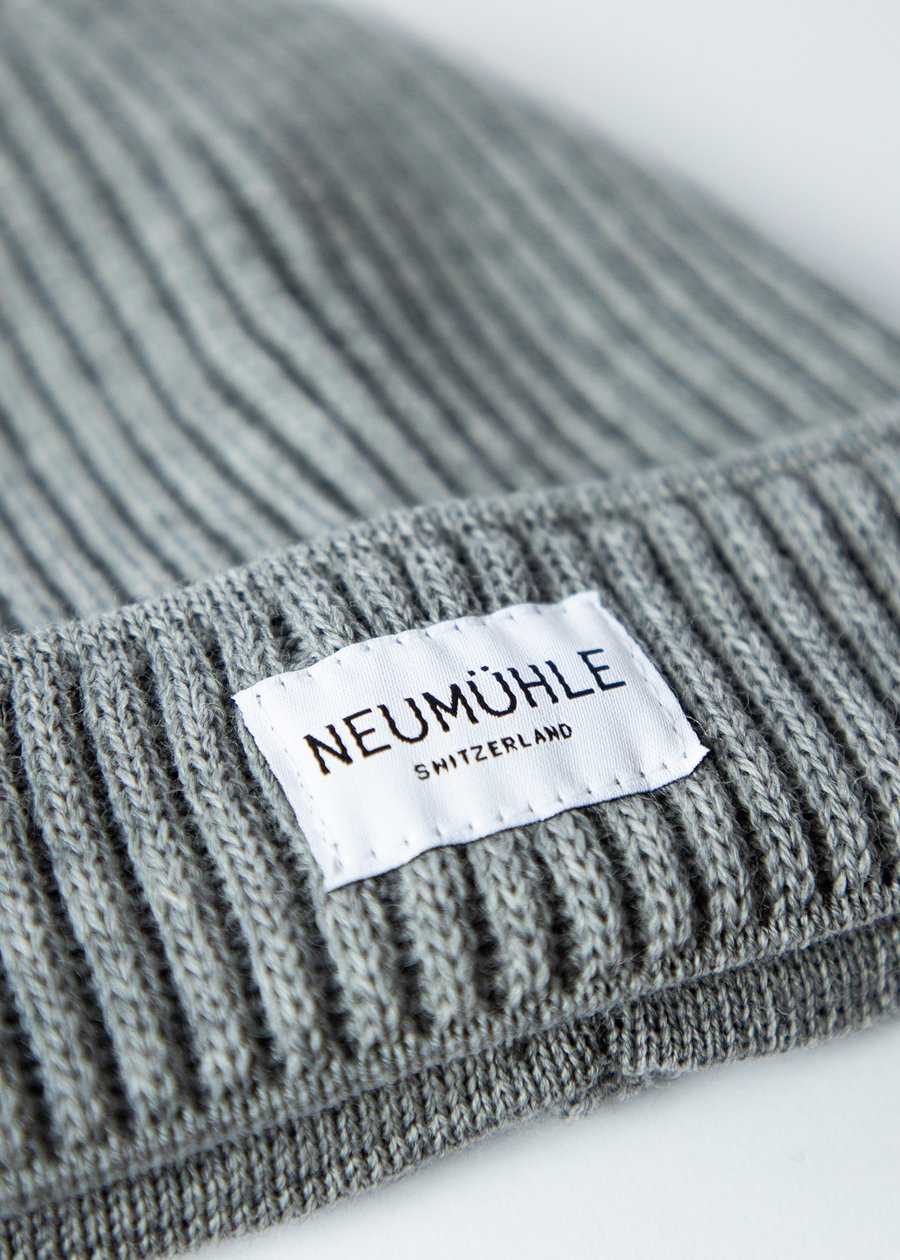 Merino-Mütze Elbe – Rain Drop