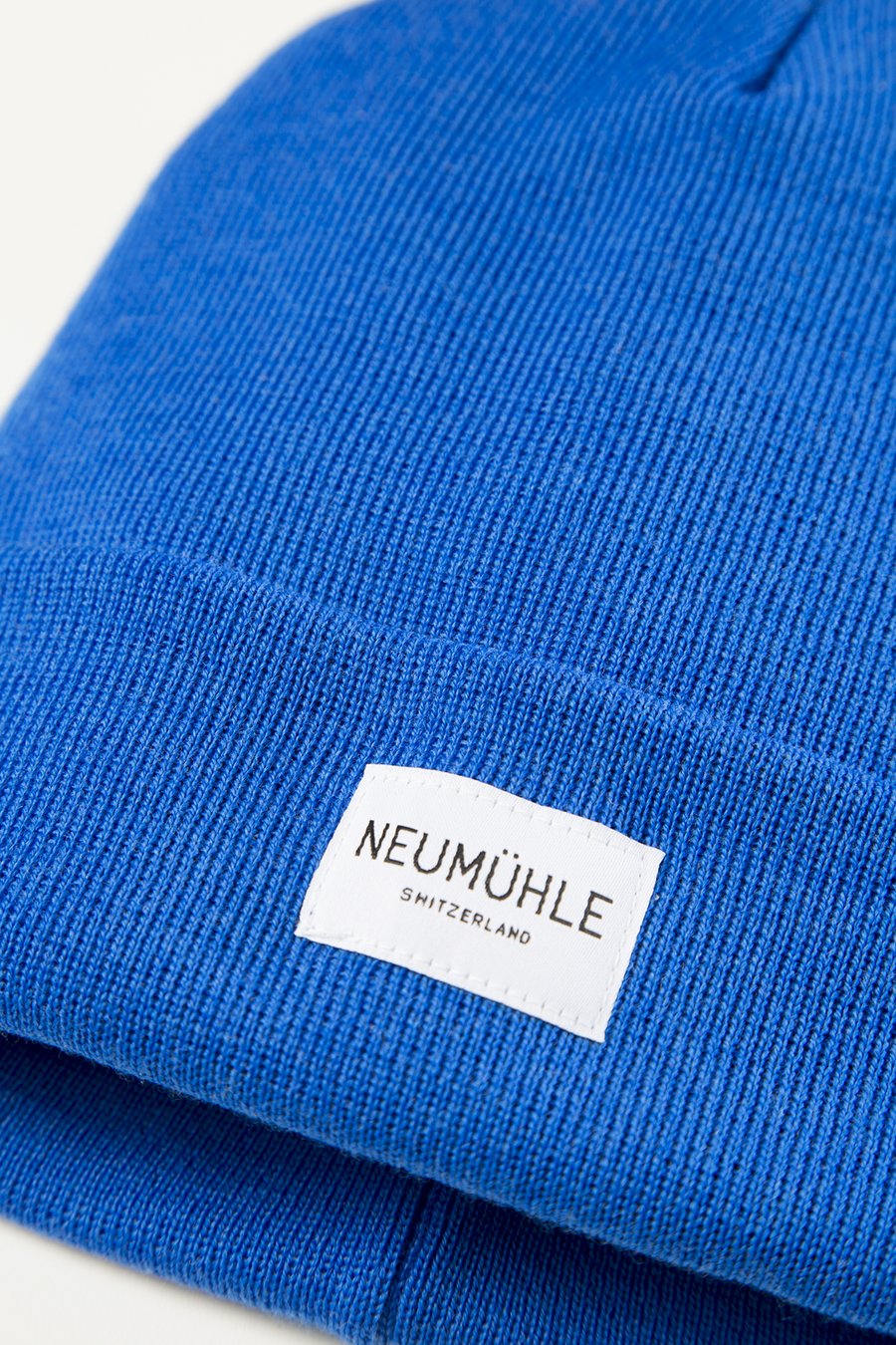 Merino-Mütze Nebel – Cobalt Blue