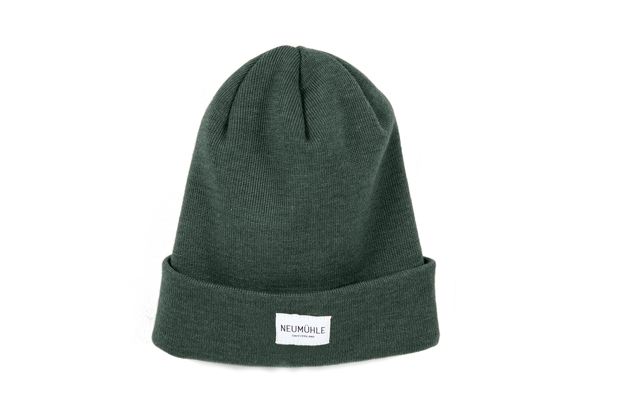 Merino-Mütze Kiel – Dark Olive