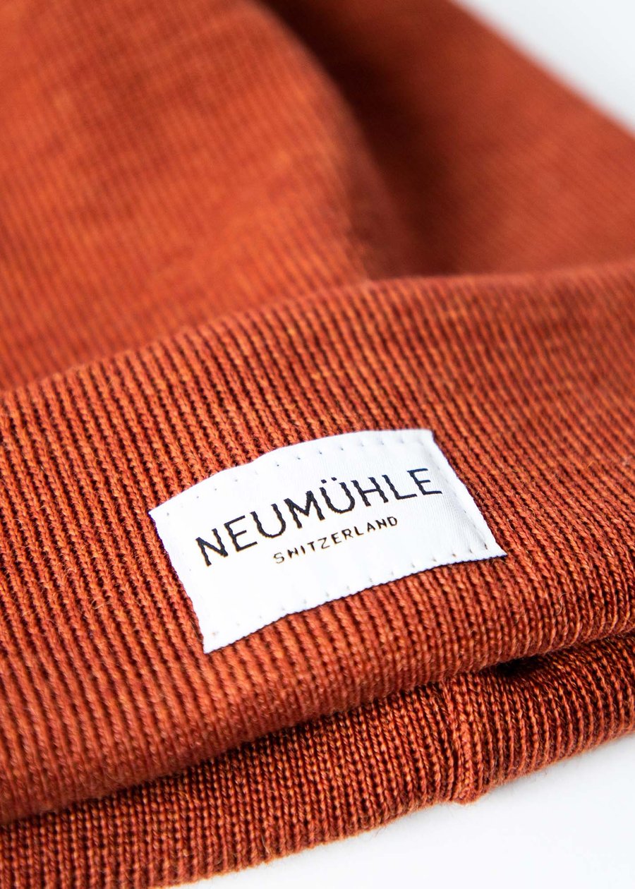 Merino-Mütze Kiel – Red Maple